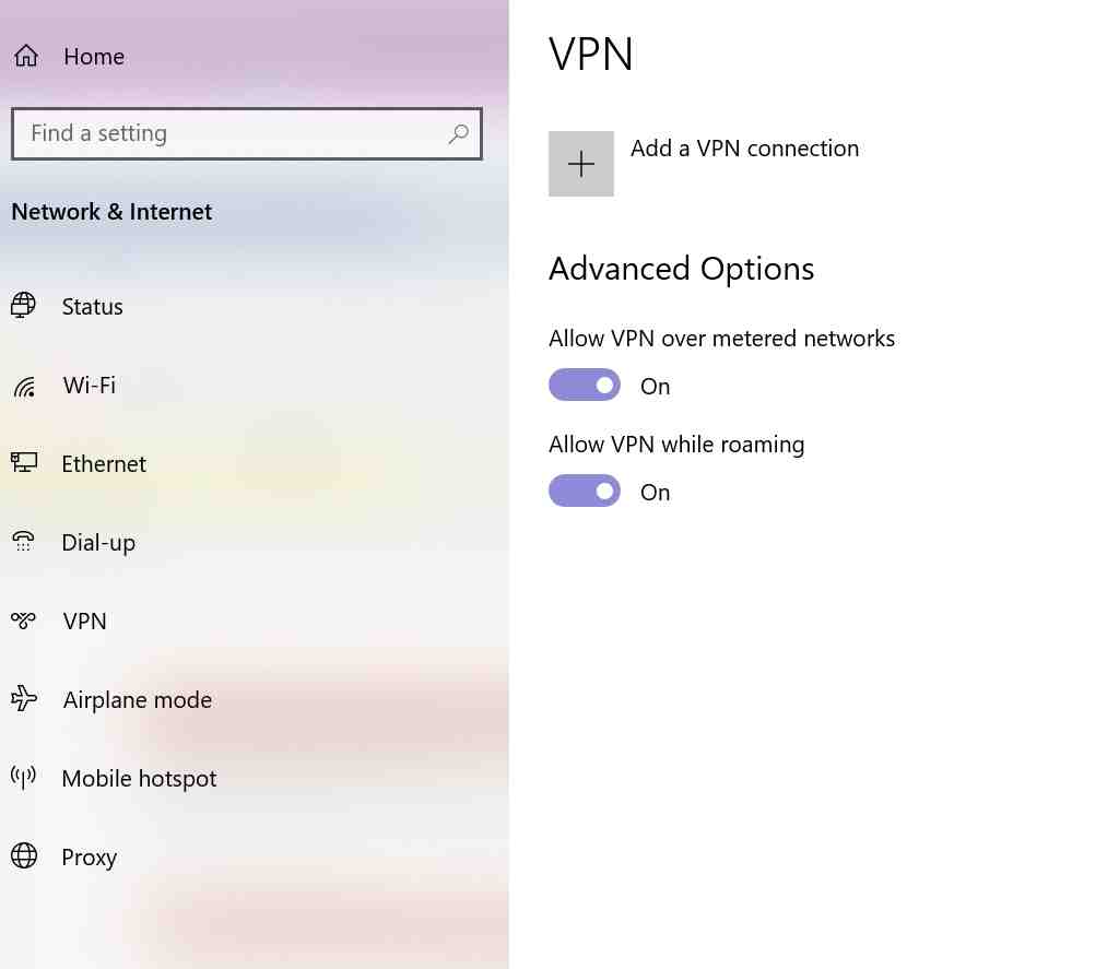 Does Safari have a built in VPN?