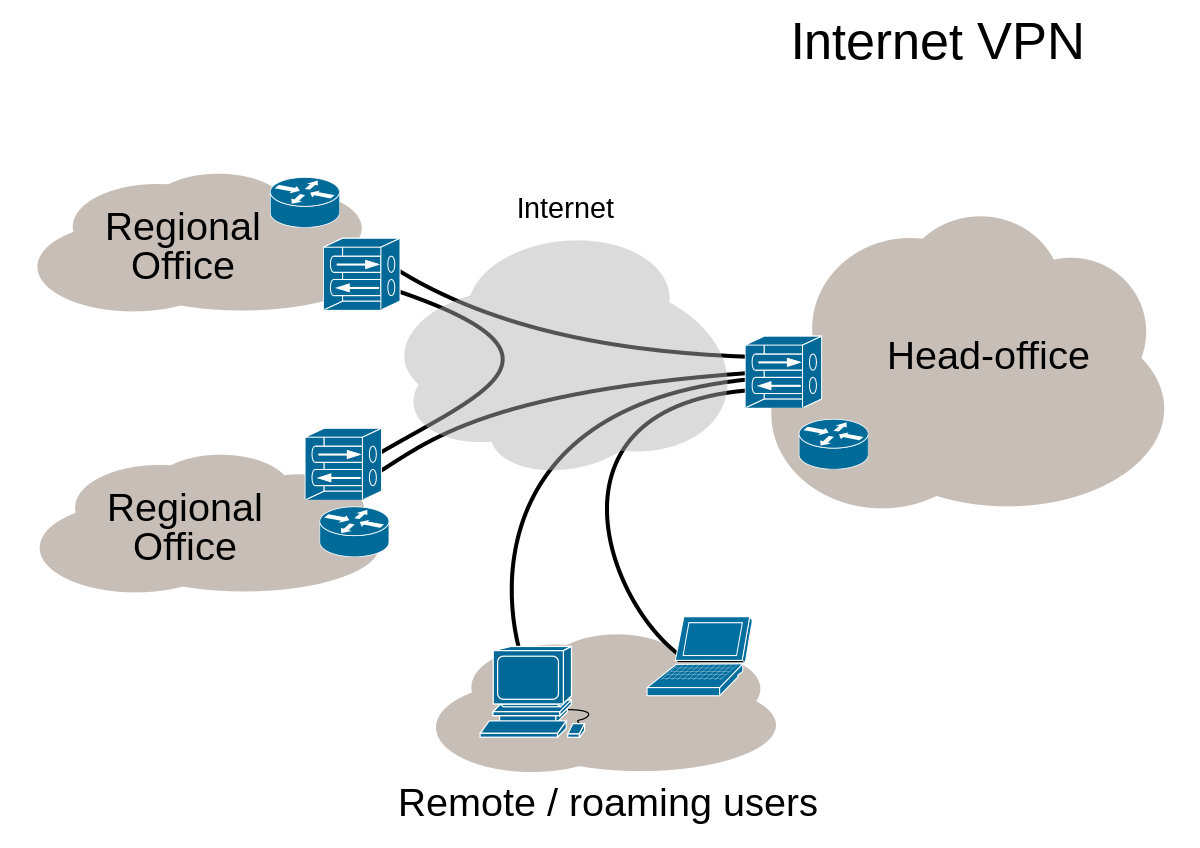 What are virtual private networks used for?